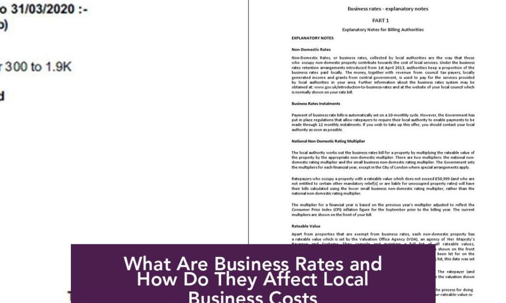 What Are Business Rates and How Do They Affect Local Business Costs