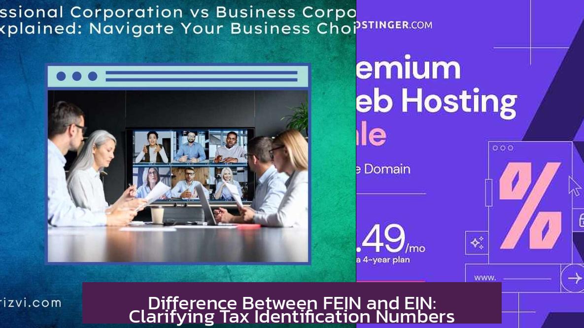 Difference Between FEIN and EIN: Clarifying Tax Identification Numbers