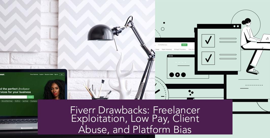 Fiverr Drawbacks: Freelancer Exploitation, Low Pay, Client Abuse, and Platform Bias