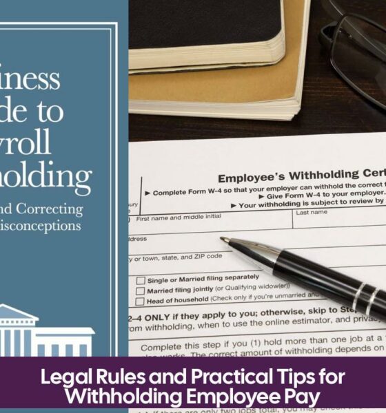 Legal Rules and Practical Tips for Withholding Employee Pay